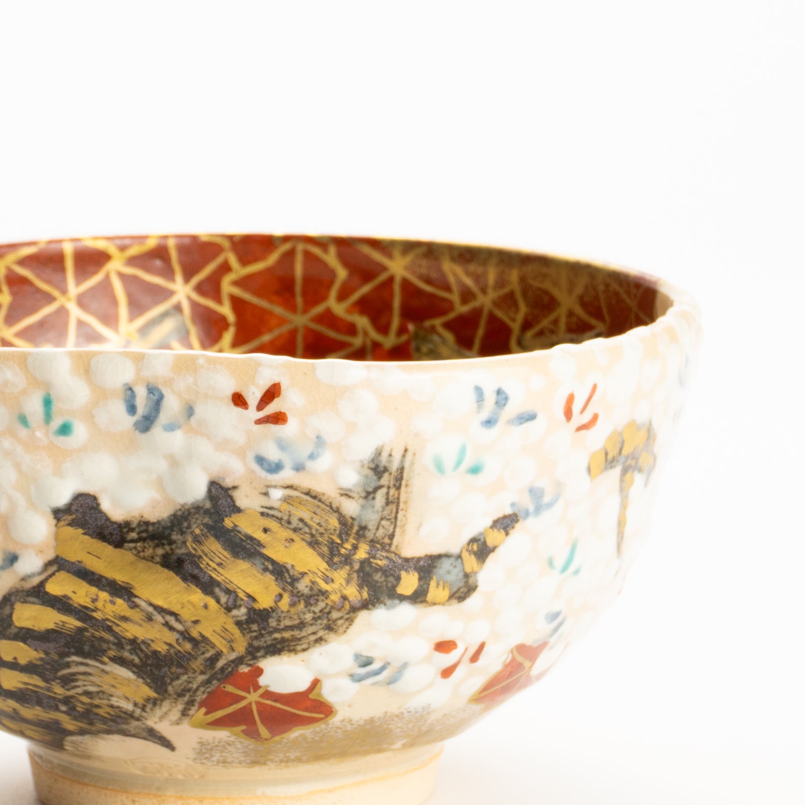抹茶碗　満開桜と錦秋　花光山窯 KOTOPOTTER