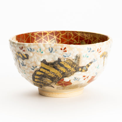 抹茶碗　満開桜と錦秋　花光山窯 KOTOPOTTER