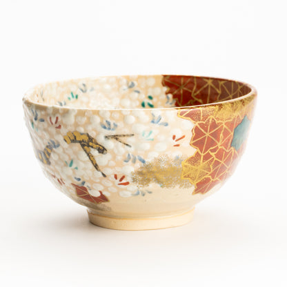 抹茶碗　満開桜と錦秋　花光山窯 KOTOPOTTER