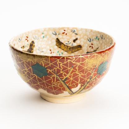 抹茶碗　満開桜と錦秋　花光山窯 KOTOPOTTER