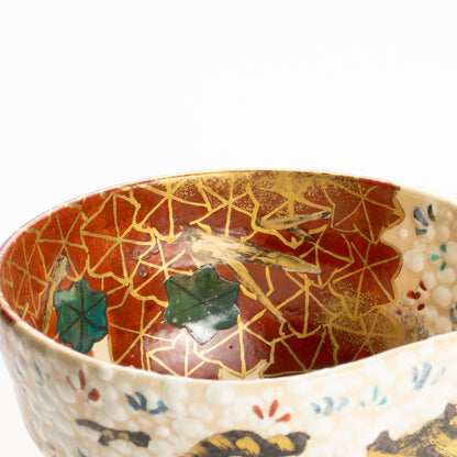 抹茶碗　満開桜と錦秋　花光山窯 KOTOPOTTER