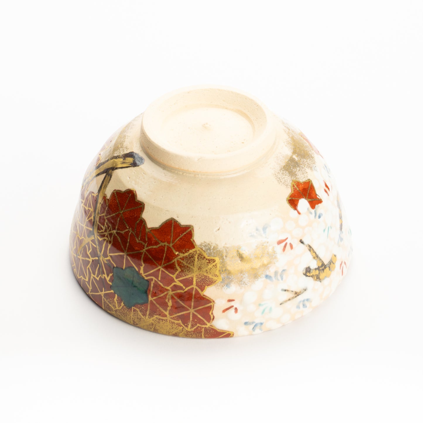 抹茶碗　満開桜と錦秋　花光山窯 KOTOPOTTER