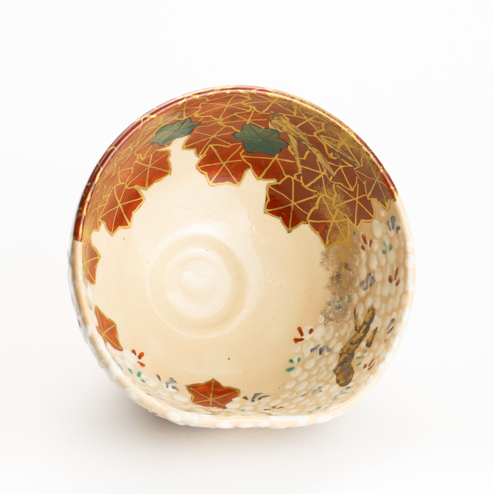 抹茶碗　満開桜と錦秋　花光山窯 KOTOPOTTER