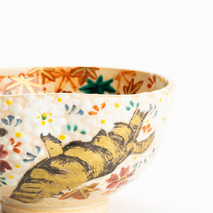 抹茶碗　雲錦　花光山窯 KOTOPOTTER