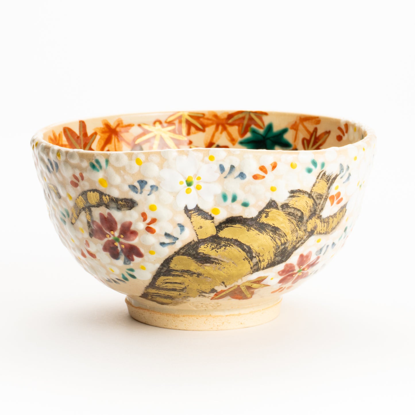 抹茶碗　雲錦　花光山窯 KOTOPOTTER