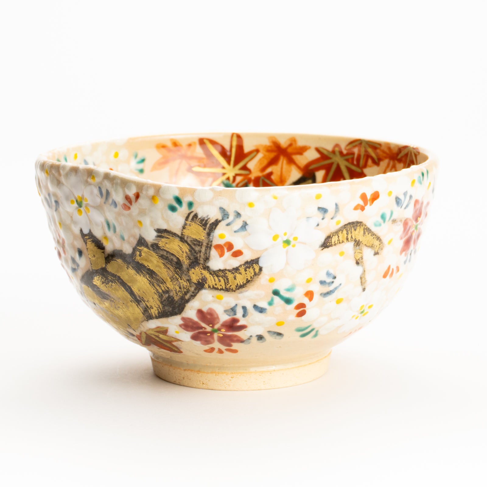 抹茶碗　雲錦　花光山窯 KOTOPOTTER