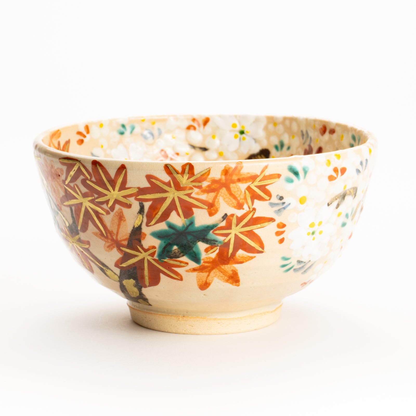抹茶碗　雲錦　花光山窯 KOTOPOTTER
