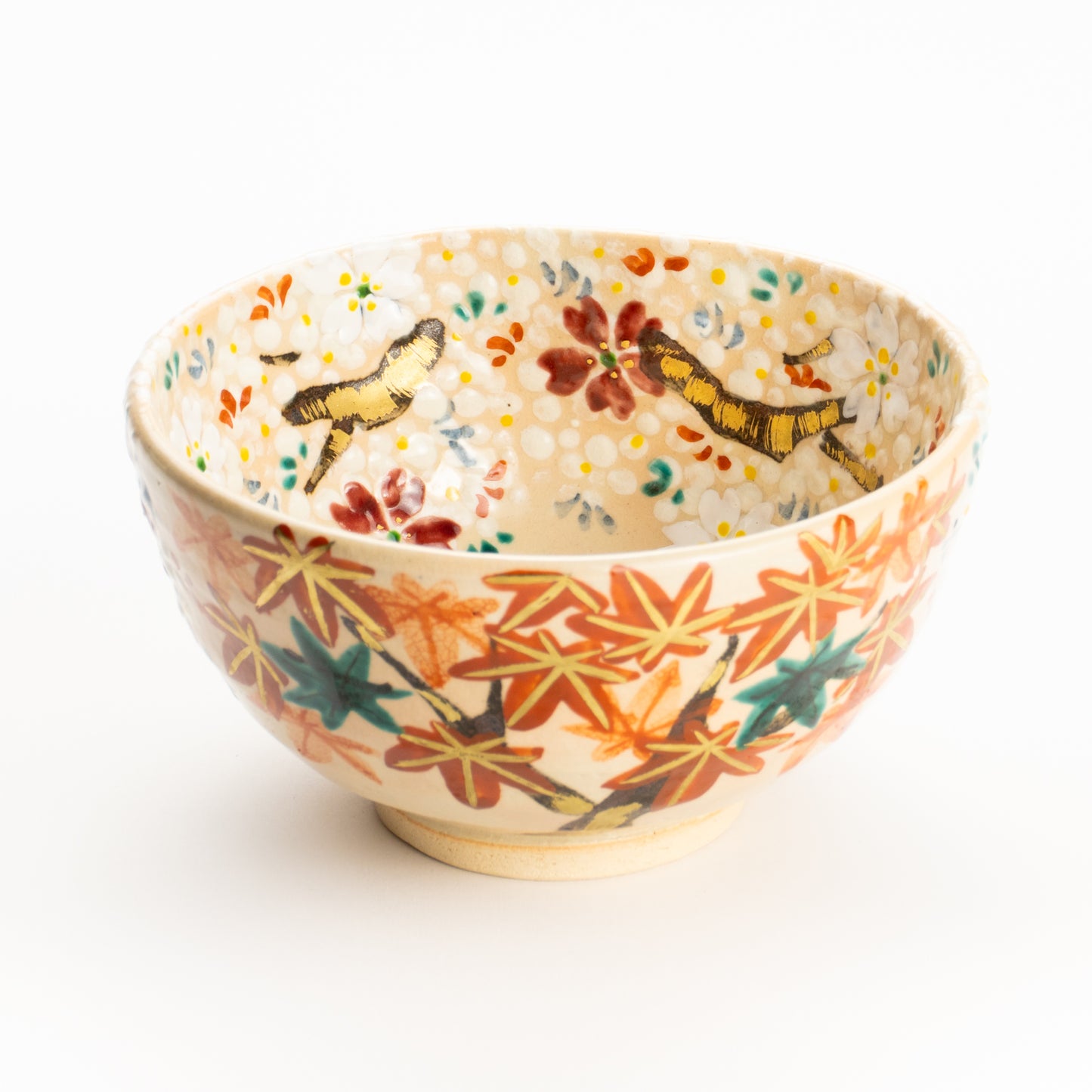 抹茶碗　雲錦　花光山窯 KOTOPOTTER