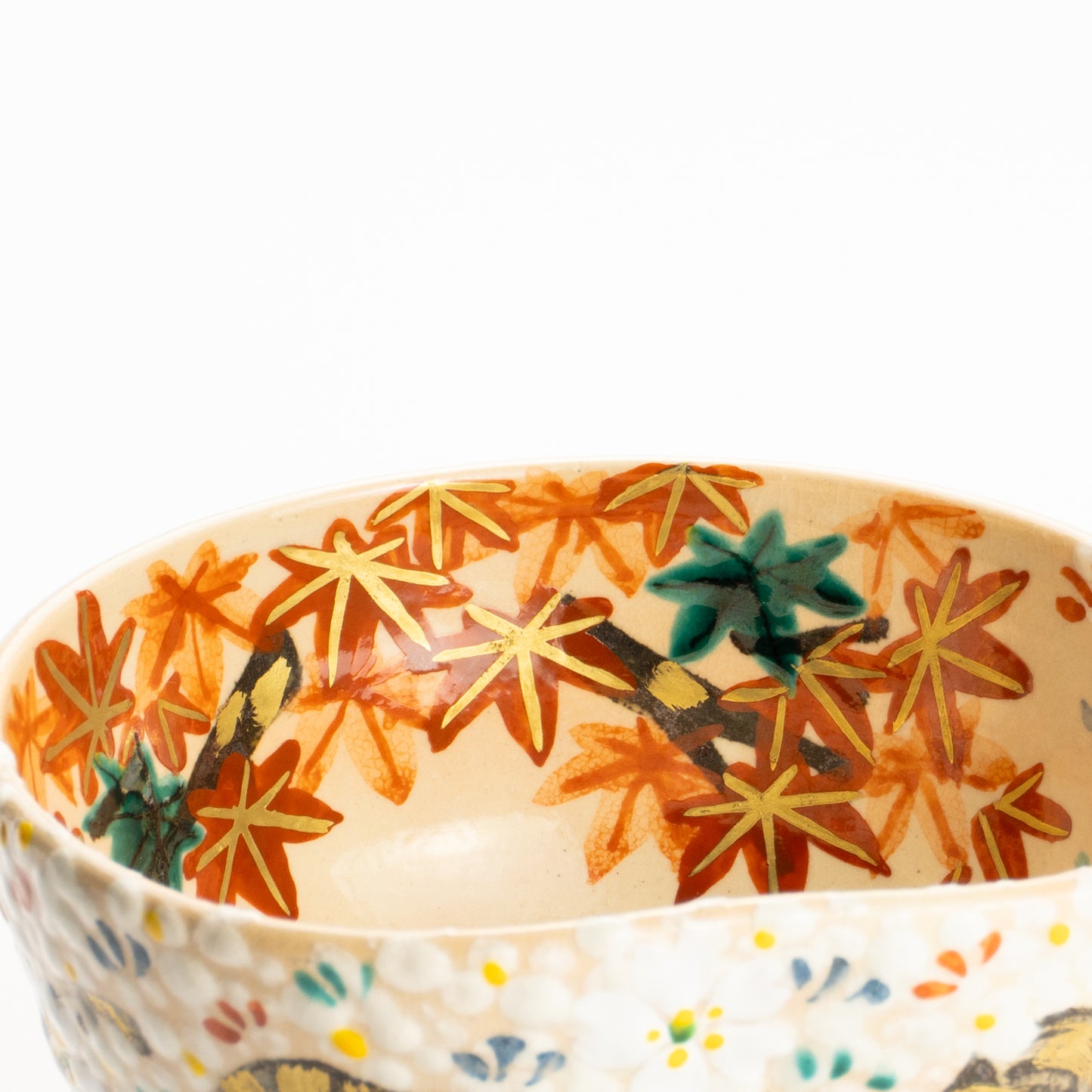 抹茶碗　雲錦　花光山窯 KOTOPOTTER