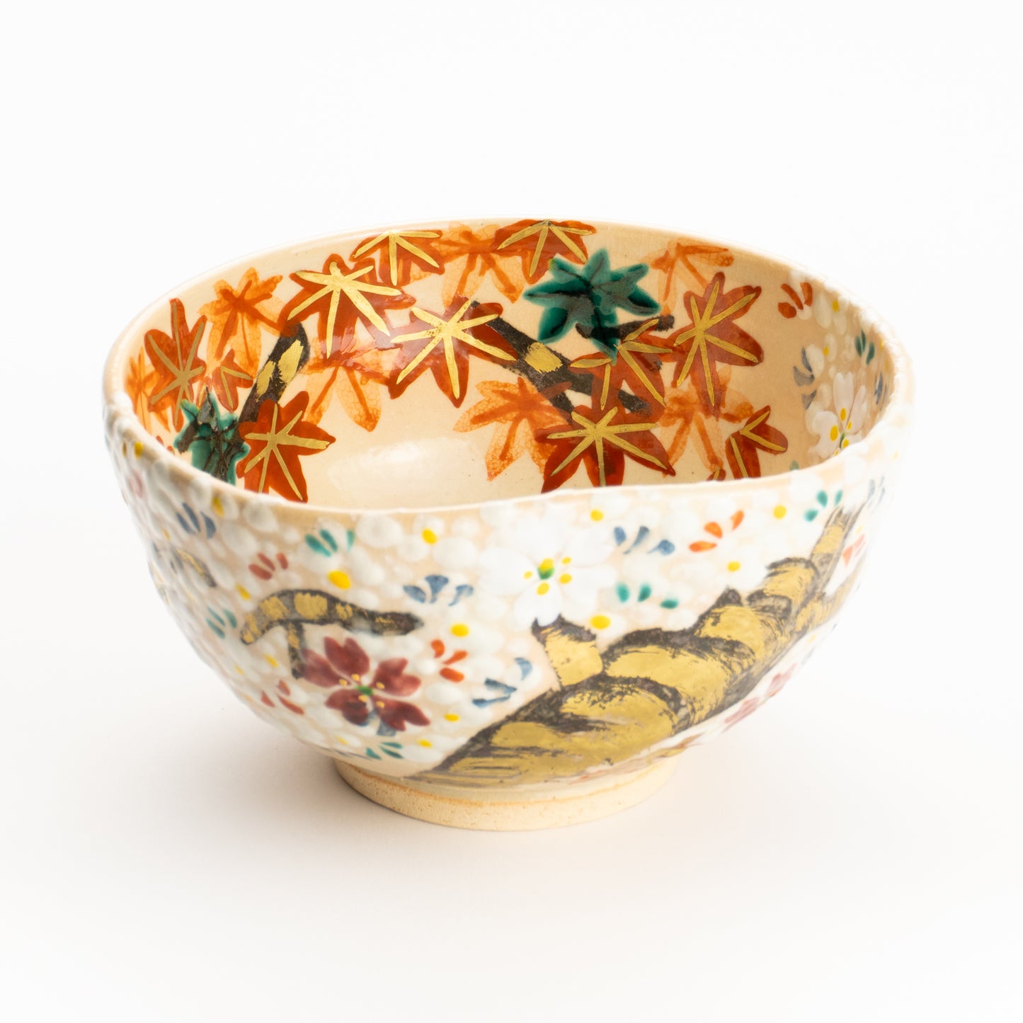 抹茶碗　雲錦　花光山窯 KOTOPOTTER