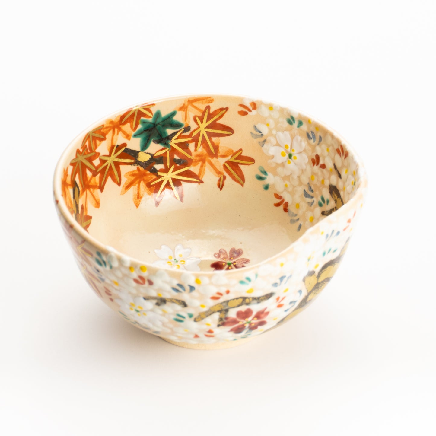 抹茶碗　雲錦　花光山窯 KOTOPOTTER