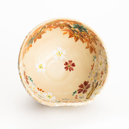 抹茶碗　雲錦　花光山窯 KOTOPOTTER