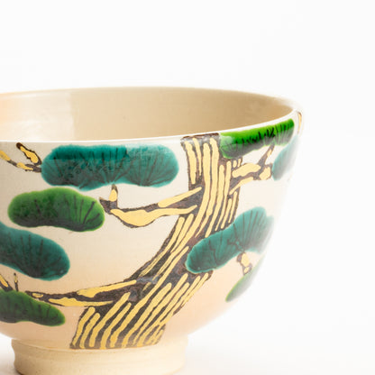 抹茶碗　松竹梅　花光山窯 KOTOPOTTER