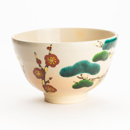 抹茶碗　松竹梅　花光山窯 KOTOPOTTER