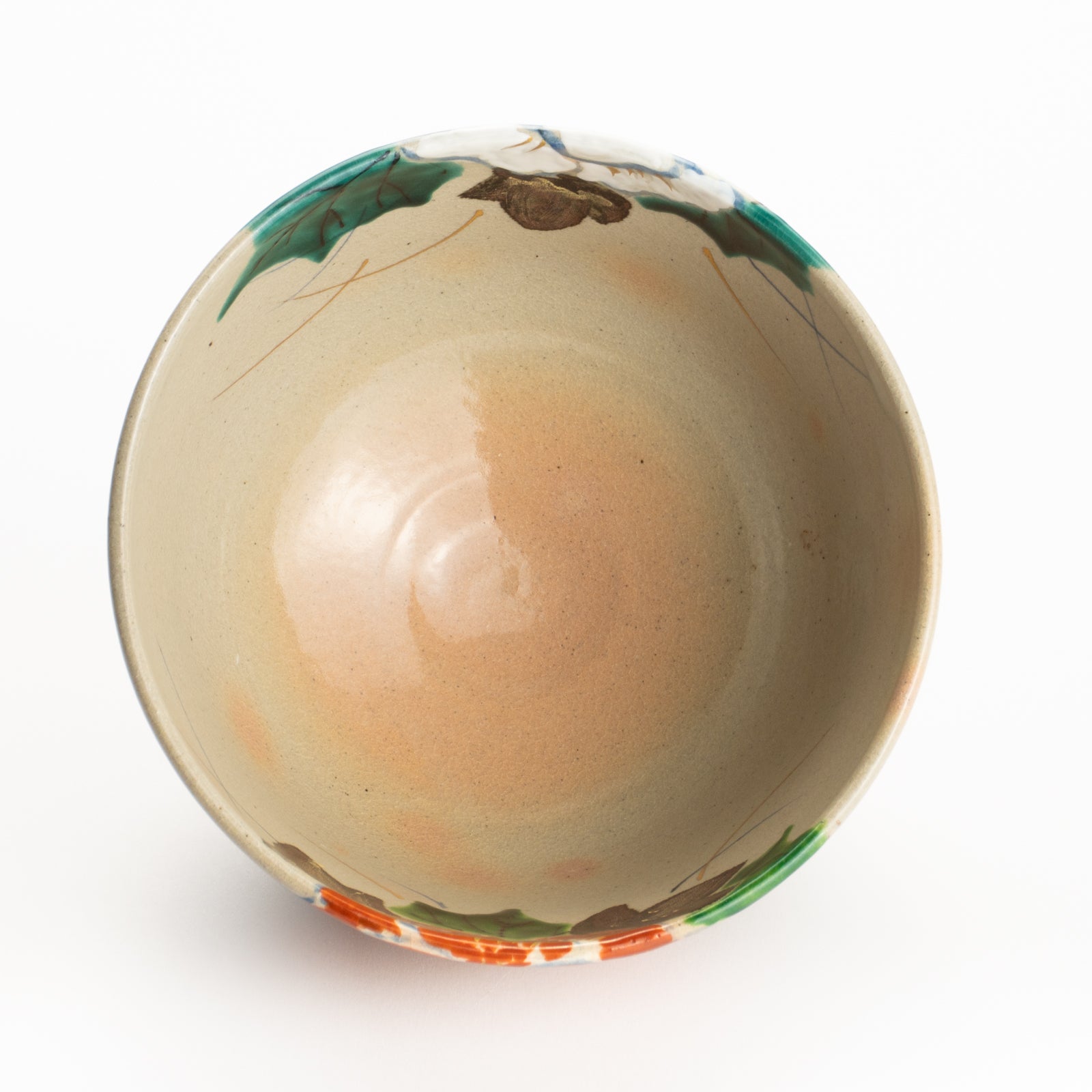 抹茶碗　乾山牡丹　花光山窯 KOTOPOTTER