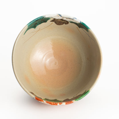 抹茶碗　乾山牡丹　花光山窯 KOTOPOTTER