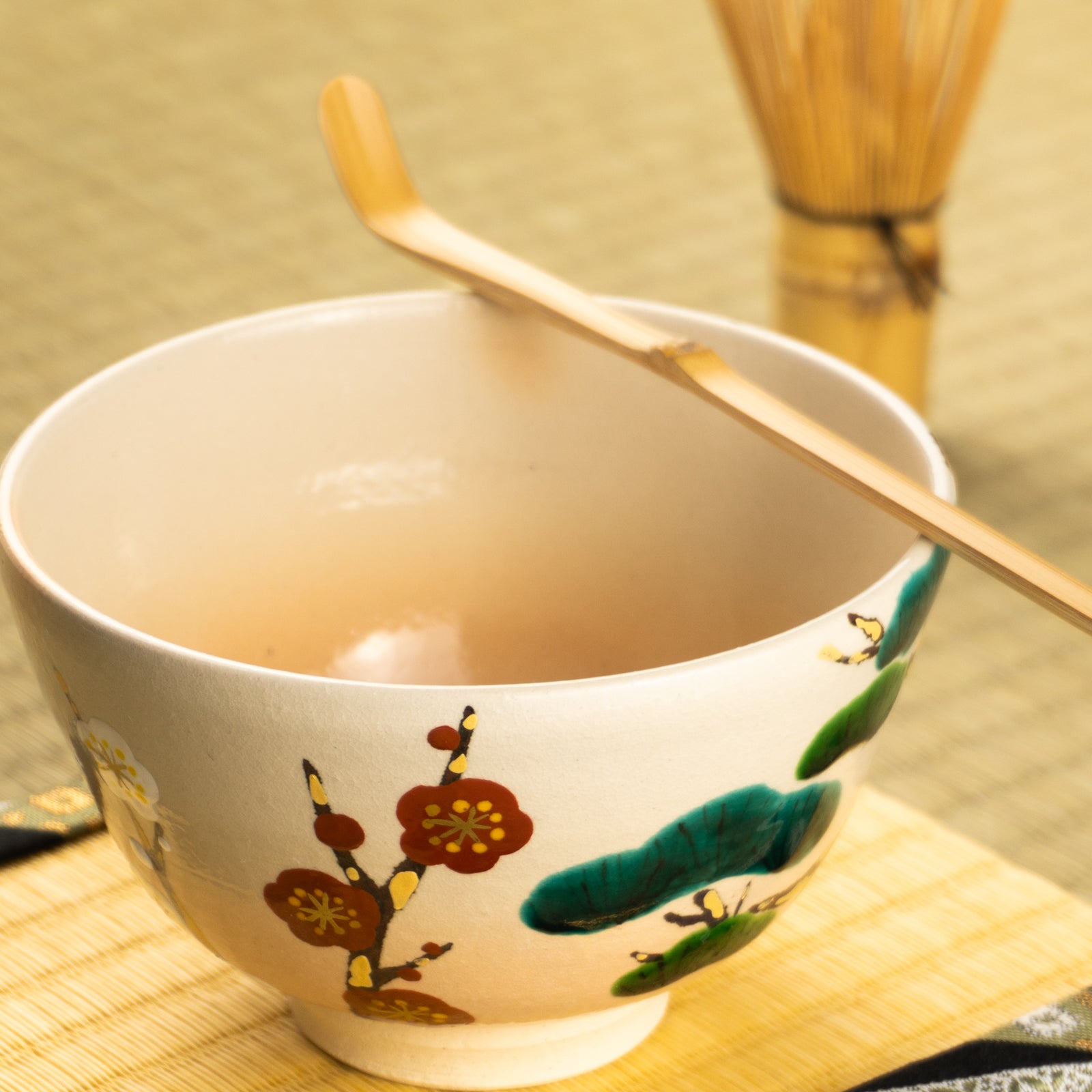 抹茶碗　松竹梅　花光山窯 KOTOPOTTER