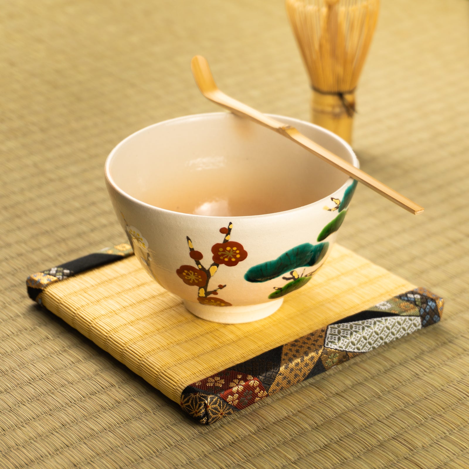 抹茶碗　松竹梅　花光山窯 KOTOPOTTER