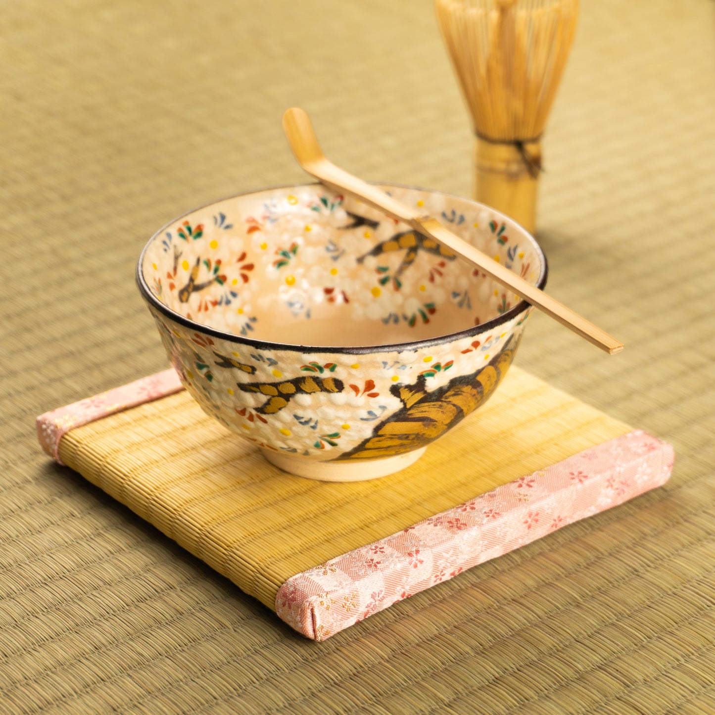 抹茶碗　満開桜　花光山窯 KOTOPOTTER