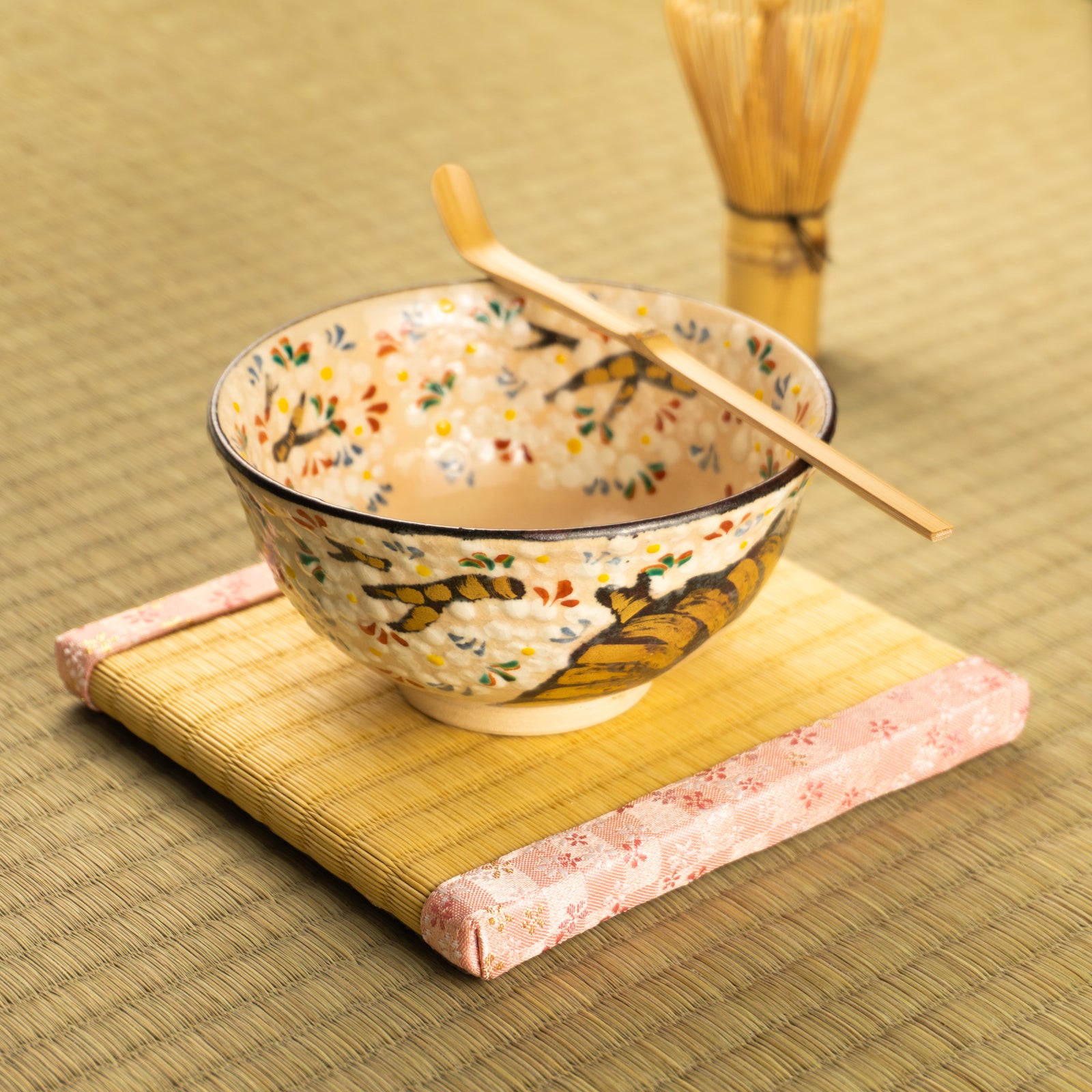 抹茶碗　満開桜　花光山窯 KOTOPOTTER