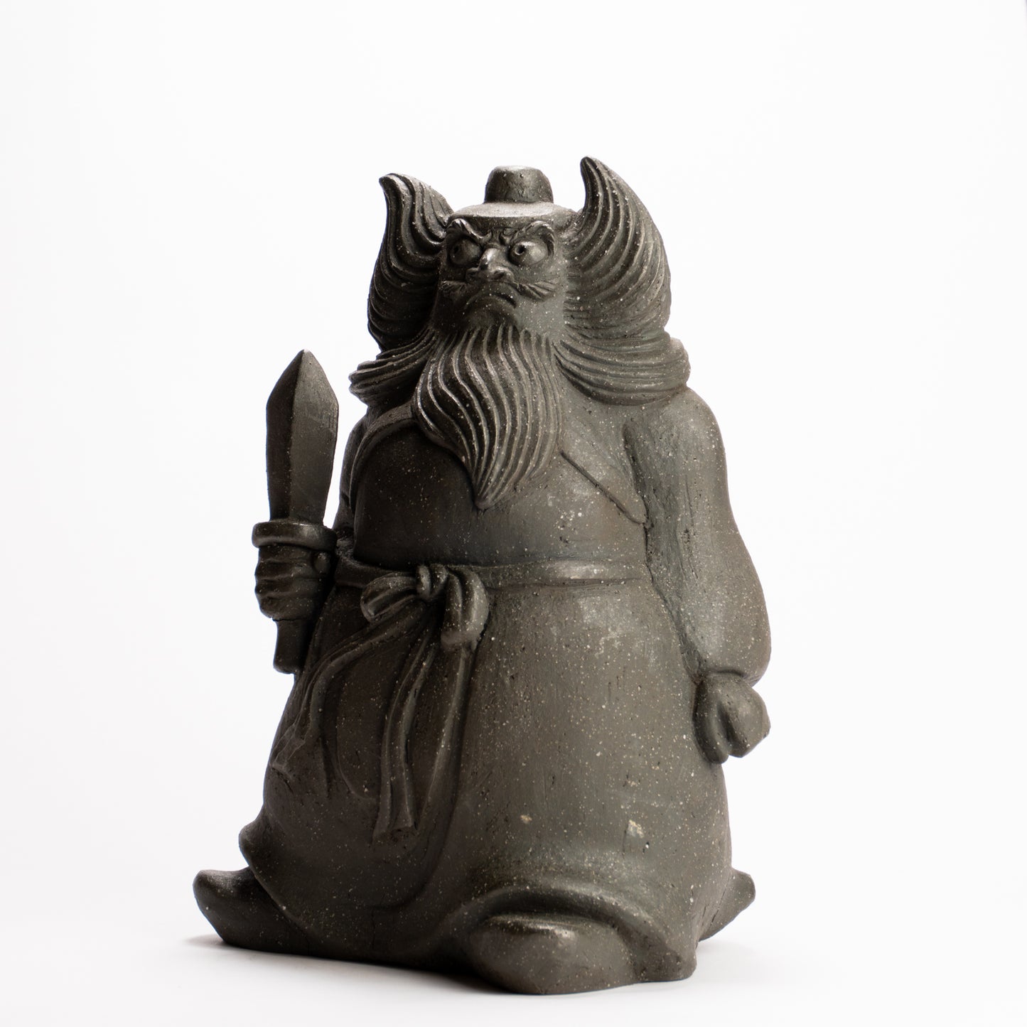 【清水焼】陶人形　鍾馗さん 登り窯焼成　吉田瑞希 KOTOPOTTER