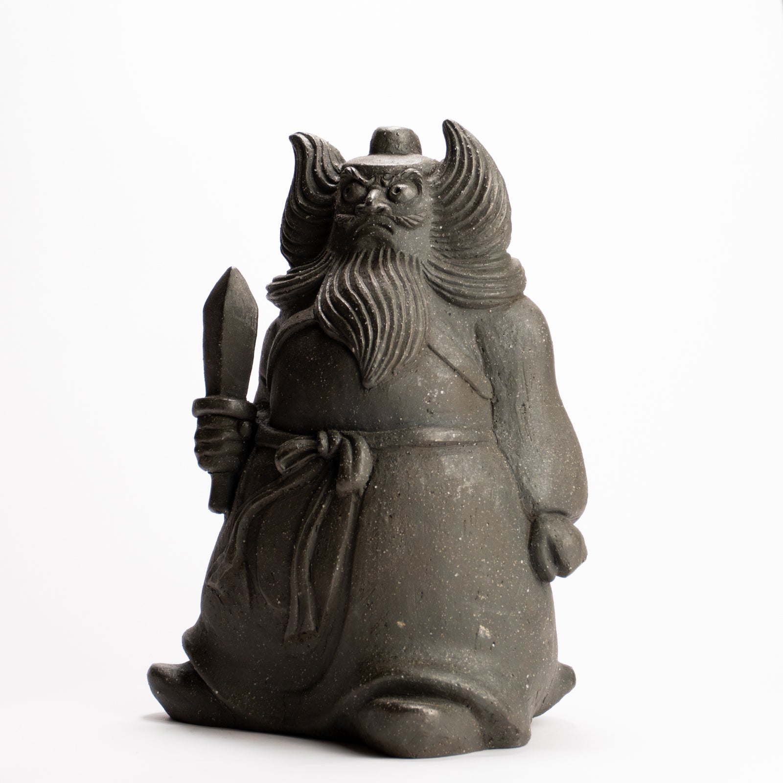 【清水焼】陶人形　鍾馗さん 登り窯焼成　吉田瑞希 KOTOPOTTER