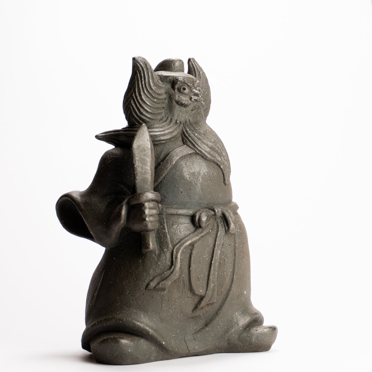 【清水焼】陶人形　鍾馗さん 登り窯焼成　吉田瑞希 KOTOPOTTER