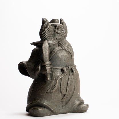 【清水焼】陶人形　鍾馗さん 登り窯焼成　吉田瑞希 KOTOPOTTER