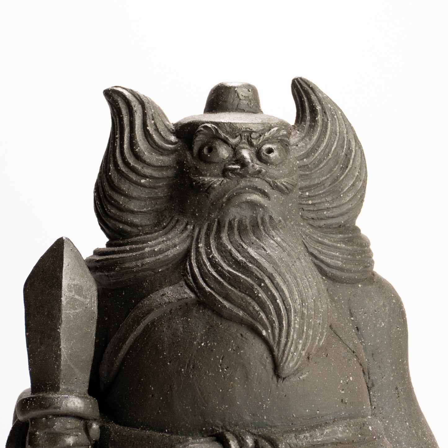 【清水焼】陶人形　鍾馗さん 登り窯焼成　吉田瑞希 KOTOPOTTER