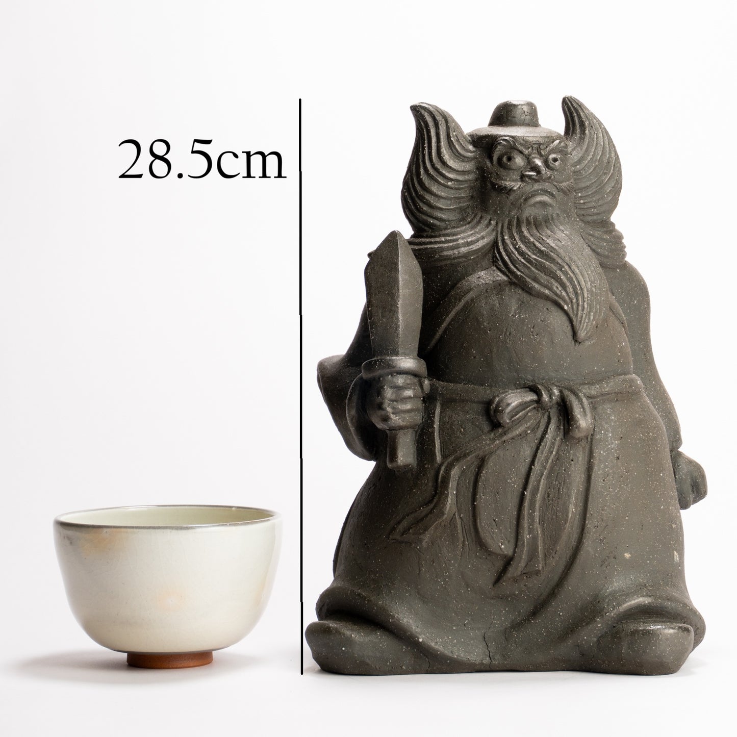 【清水焼】陶人形　鍾馗さん 登り窯焼成　吉田瑞希 KOTOPOTTER
