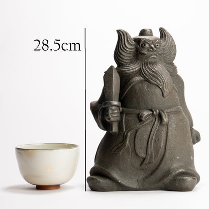 【清水焼】陶人形　鍾馗さん 登り窯焼成　吉田瑞希 KOTOPOTTER