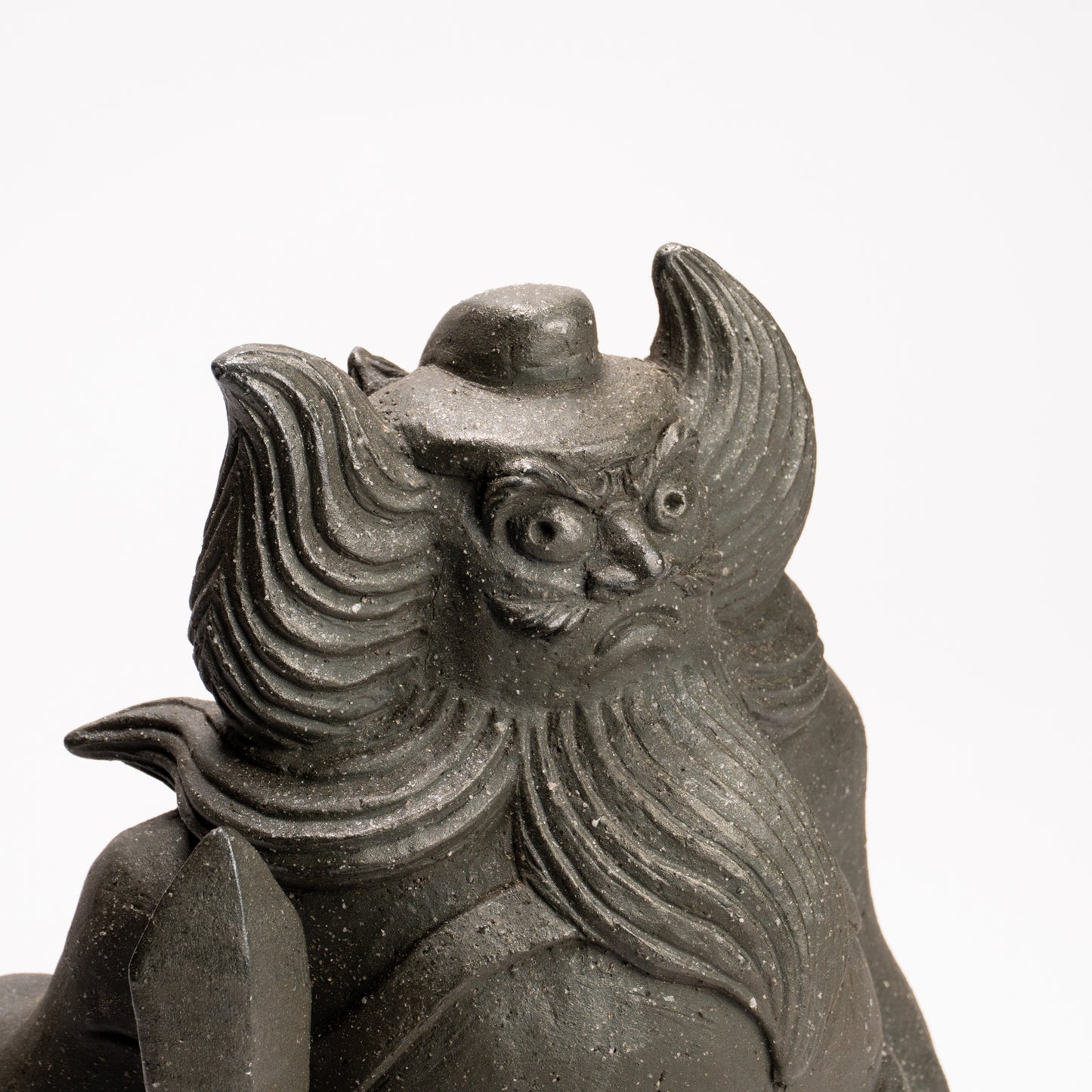 【清水焼】陶人形　鍾馗さん 登り窯焼成　吉田瑞希 KOTOPOTTER