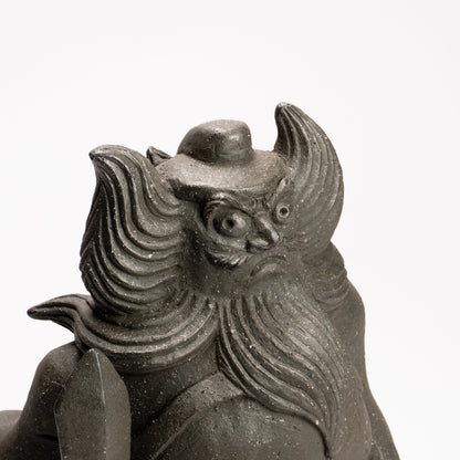 【清水焼】陶人形　鍾馗さん 登り窯焼成　吉田瑞希 KOTOPOTTER