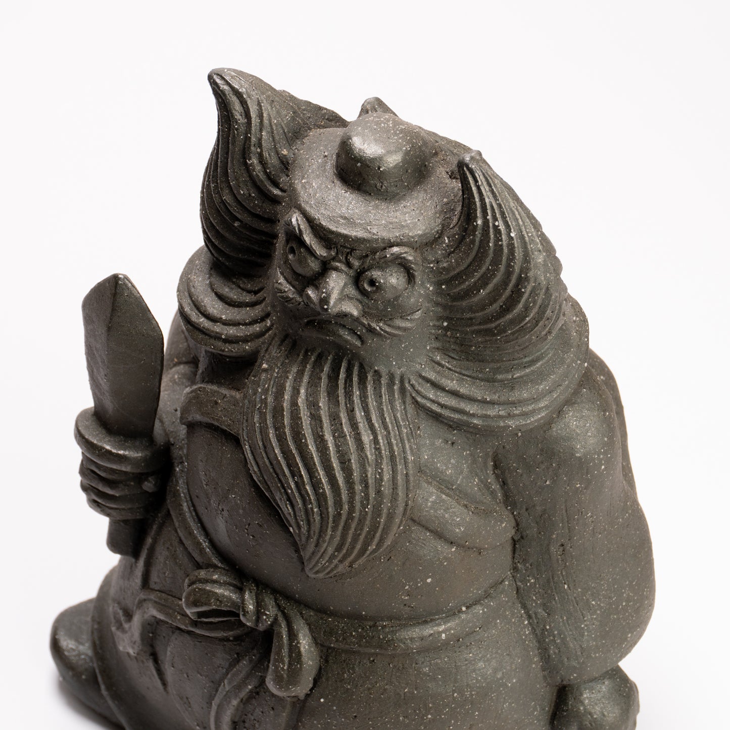 【清水焼】陶人形　鍾馗さん 登り窯焼成　吉田瑞希 KOTOPOTTER
