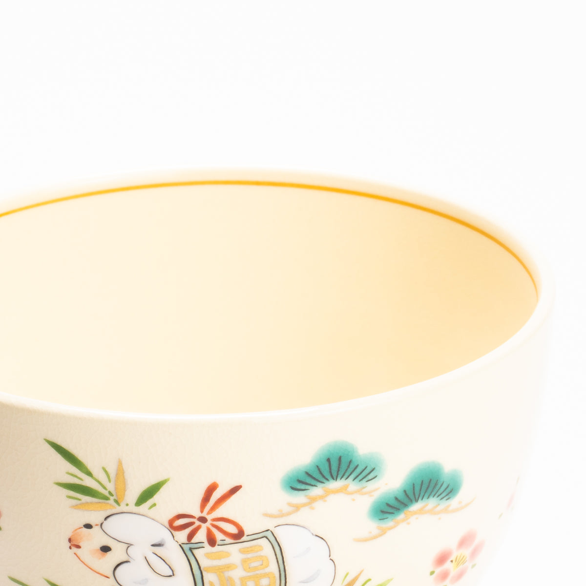 抹茶碗　吉祥羊　宝泉 KOTOPOTTER