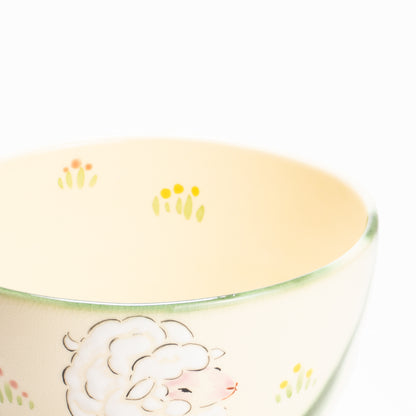 抹茶碗　織部仔羊　宝泉 KOTOPOTTER