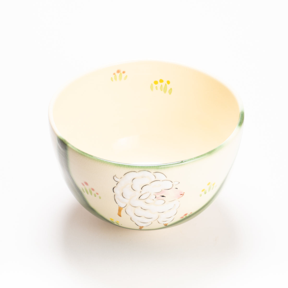 抹茶碗　織部仔羊　宝泉 KOTOPOTTER