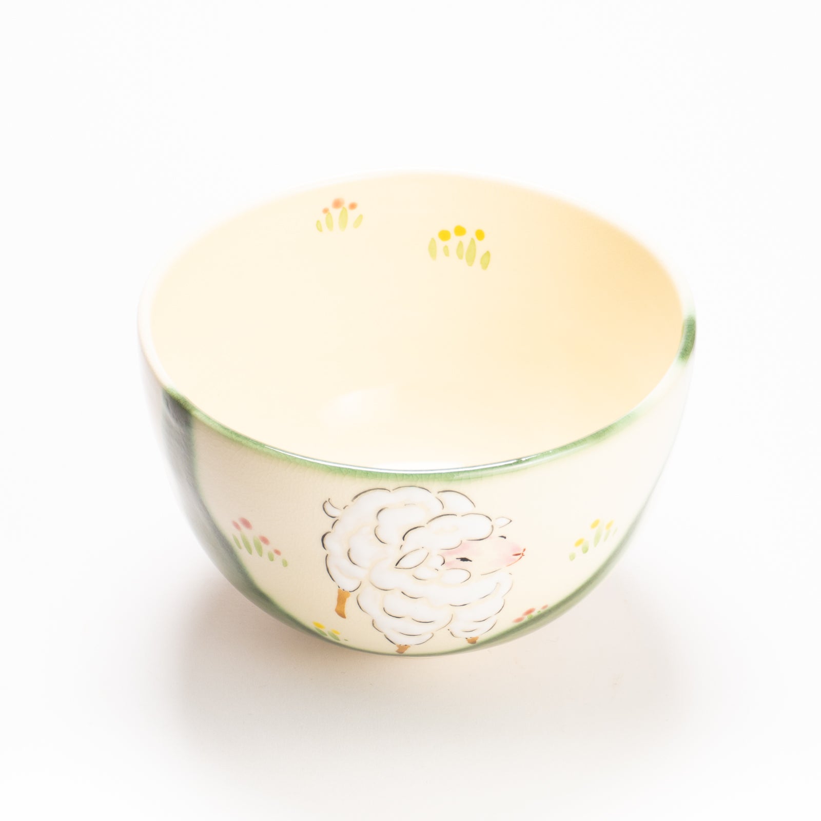 抹茶碗　織部仔羊　宝泉 KOTOPOTTER