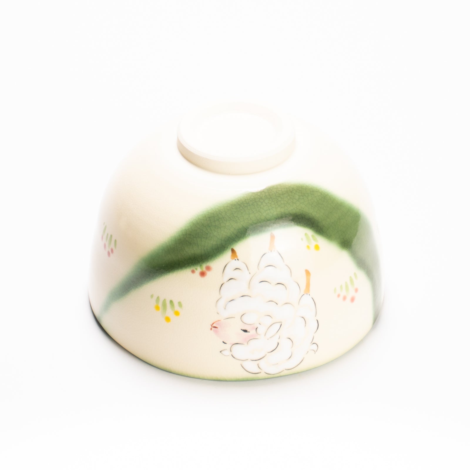 抹茶碗　織部仔羊　宝泉 KOTOPOTTER