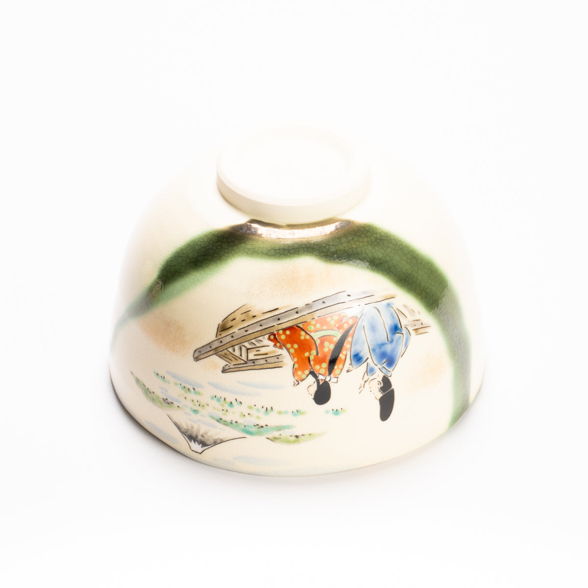 抹茶碗　織部 船旅　宝泉 KOTOPOTTER