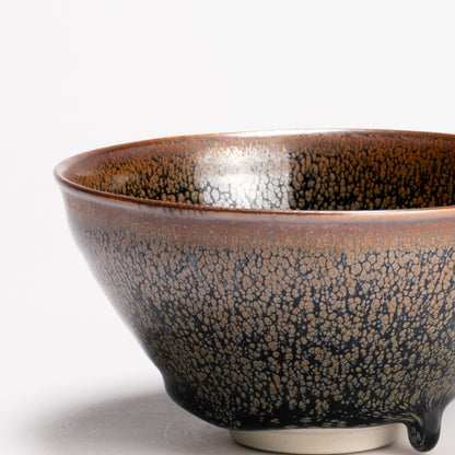 抹茶碗　天目"釉溜まり"4B　桶谷定一 KOTOPOTTER