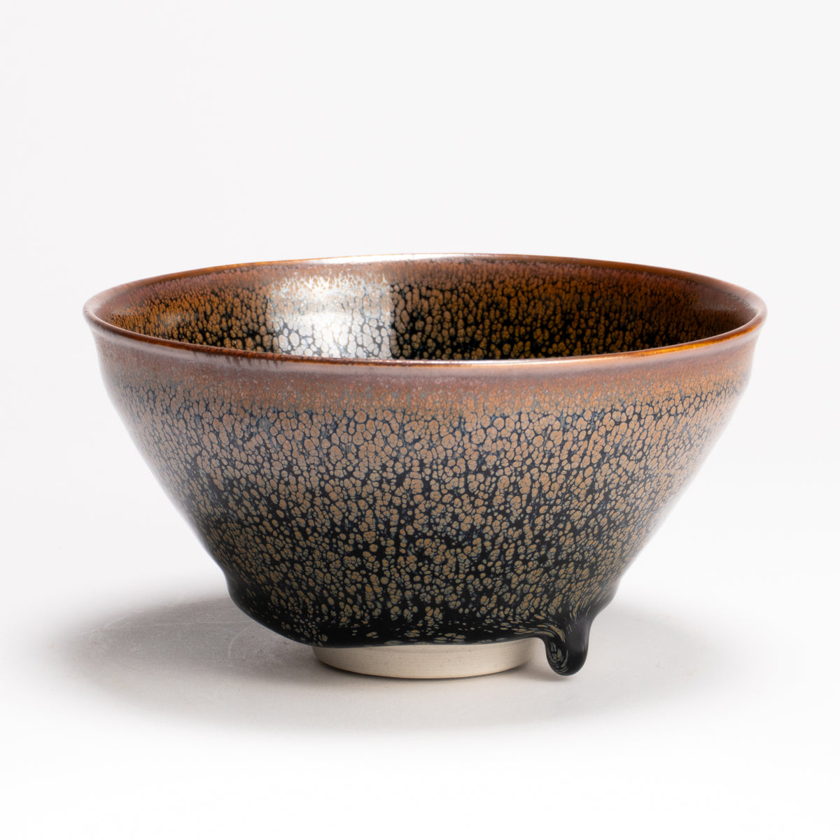 抹茶碗　天目"釉溜まり"4B　桶谷定一 KOTOPOTTER