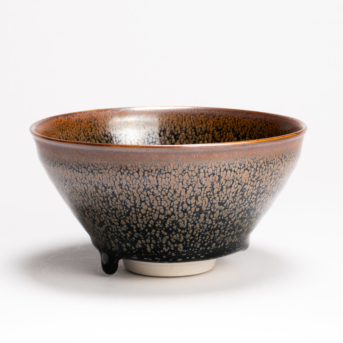 抹茶碗　天目"釉溜まり"4B　桶谷定一 KOTOPOTTER