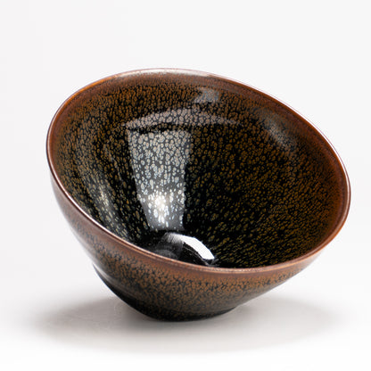 抹茶碗　天目"釉溜まり"4B　桶谷定一 KOTOPOTTER