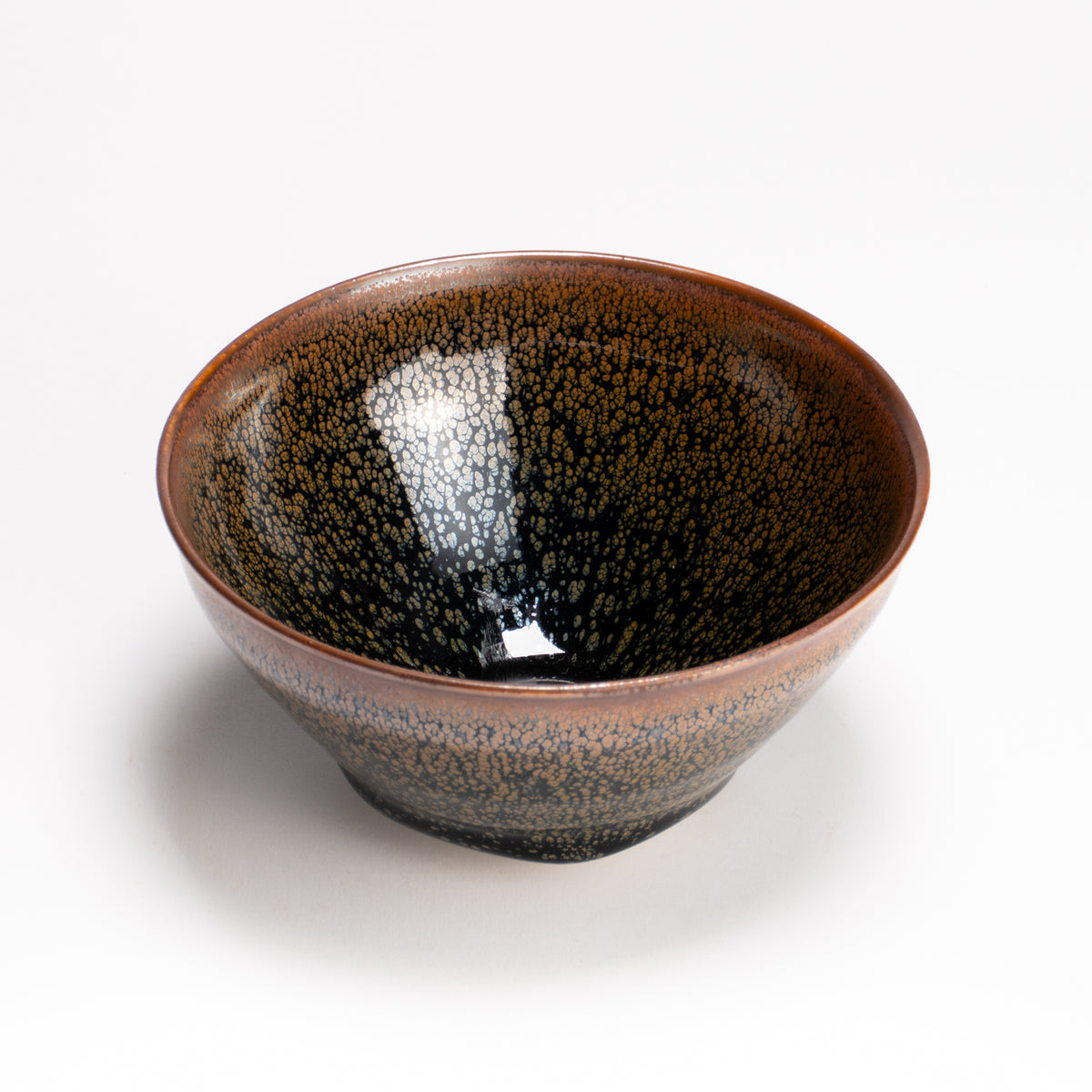抹茶碗　天目"釉溜まり"4B　桶谷定一 KOTOPOTTER
