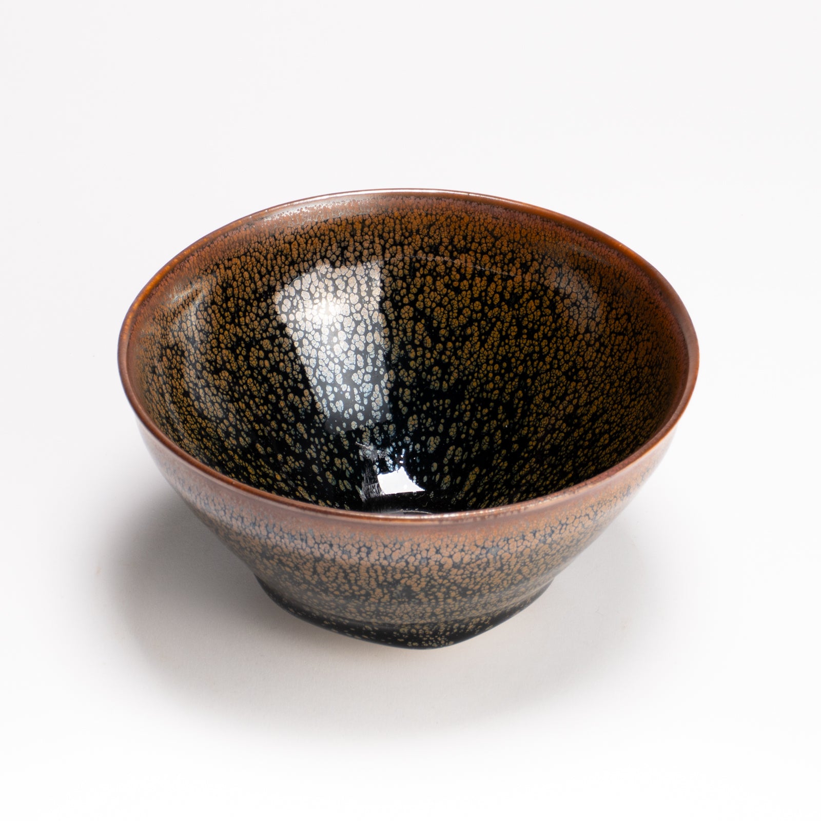 抹茶碗　天目"釉溜まり"4B　桶谷定一 KOTOPOTTER