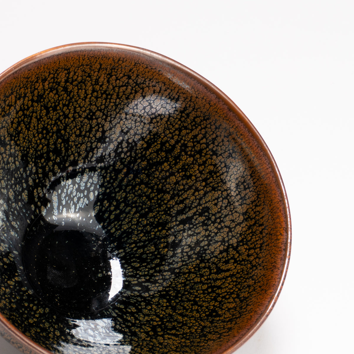 抹茶碗　天目"釉溜まり"4B　桶谷定一 KOTOPOTTER