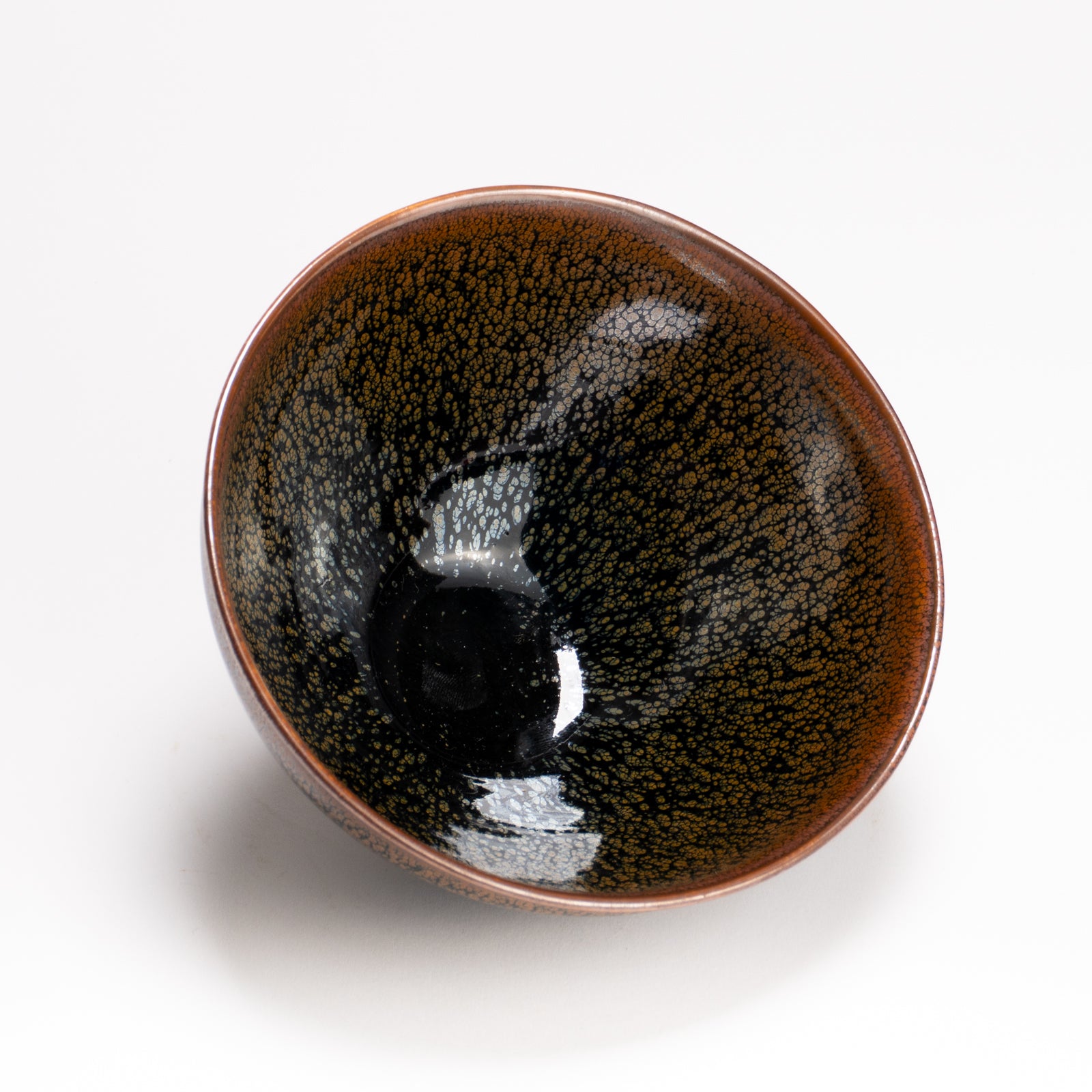 抹茶碗　天目"釉溜まり"4B　桶谷定一 KOTOPOTTER