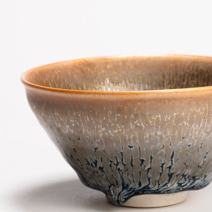抹茶碗　天目"釉溜まり"4B　桶谷定一 KOTOPOTTER