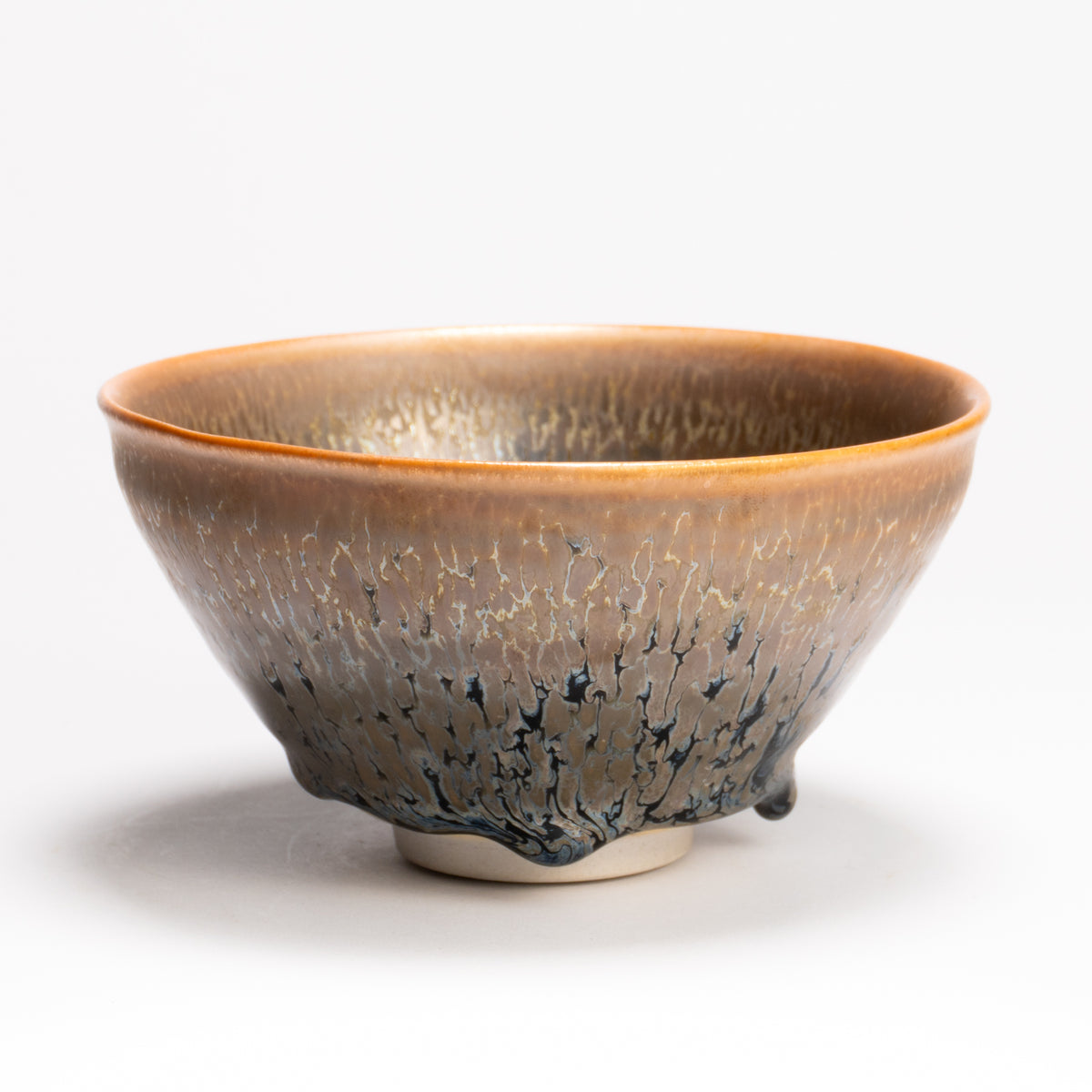 抹茶碗　天目"釉溜まり"4B　桶谷定一 KOTOPOTTER